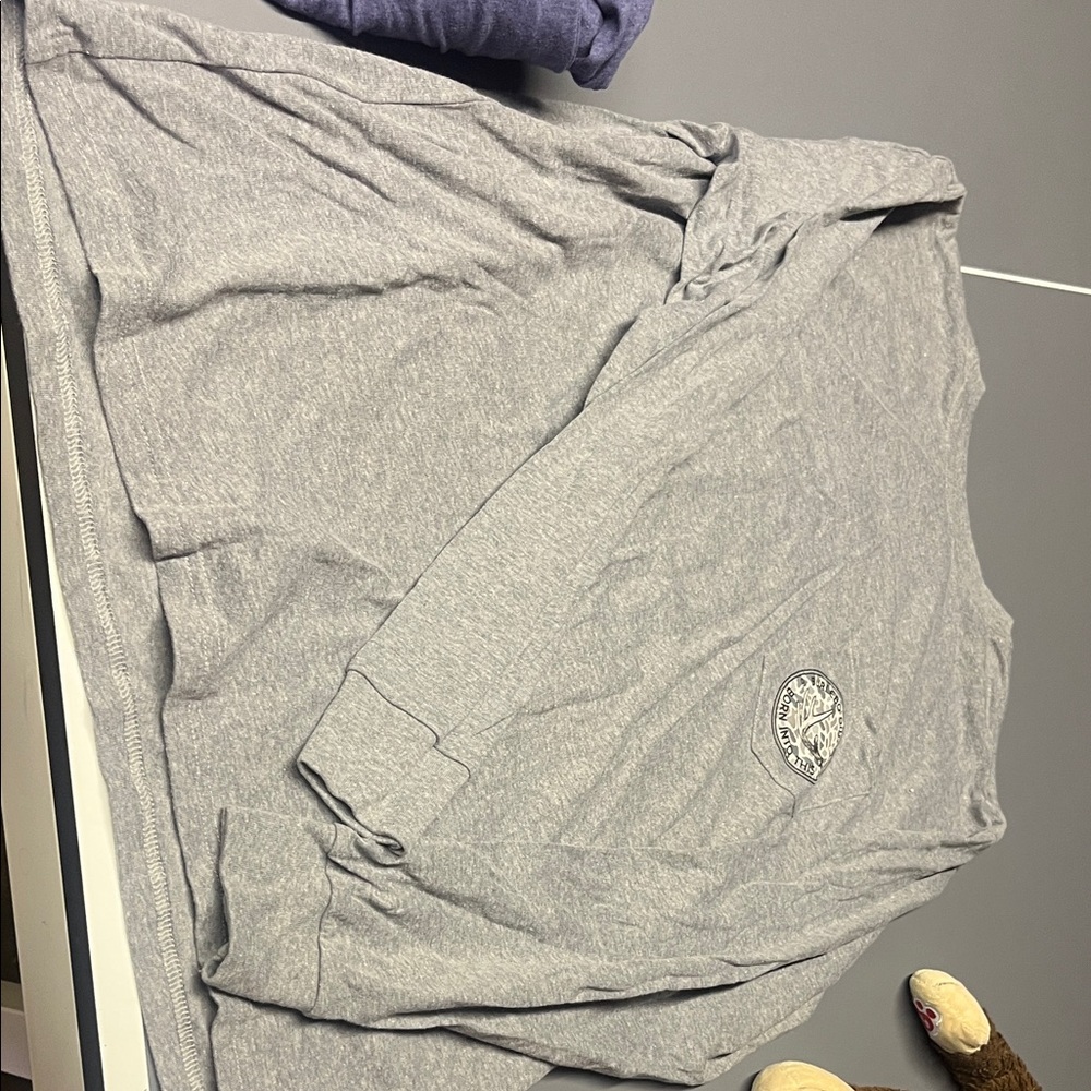 BURLEBO Heather Gray Long Sleeve Tee